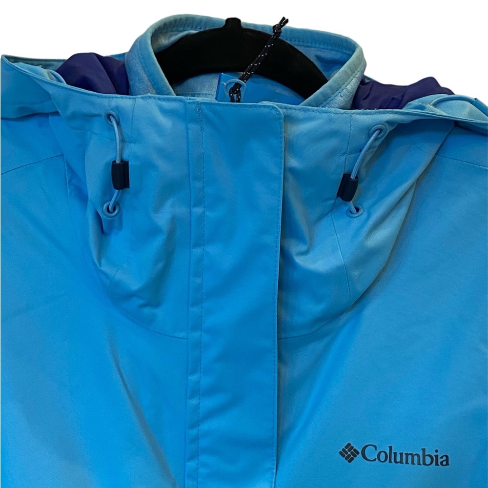 Columbia Women's Hikebound Interchange Blue Winter Jacket with Hood - Picture 10 of 13